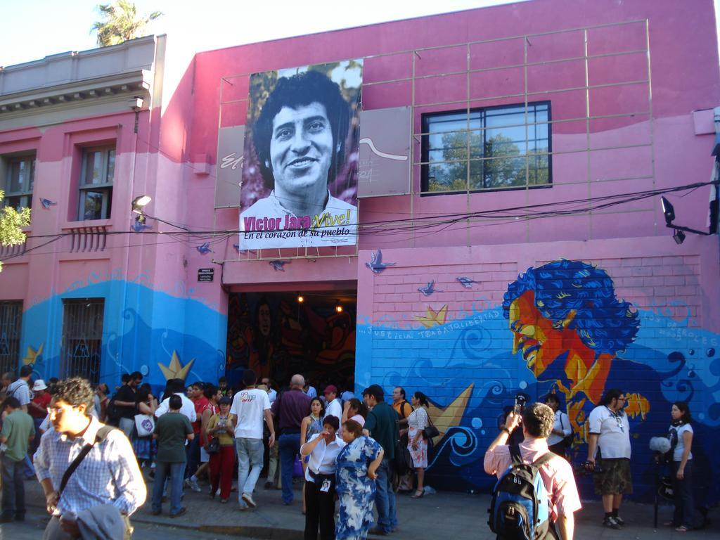 Hostal Barrio Brasil Сантяго Екстериор снимка